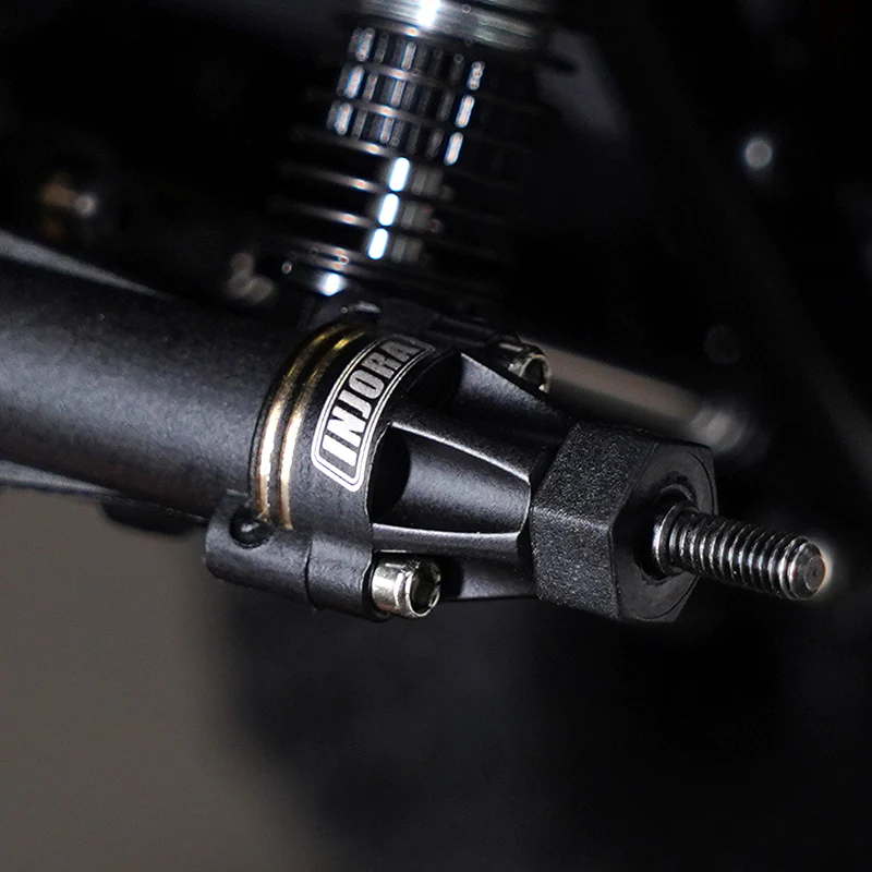 INJORA Black Brass Rear Axle Caps for 1/18 HPI Venture18 - Image 3