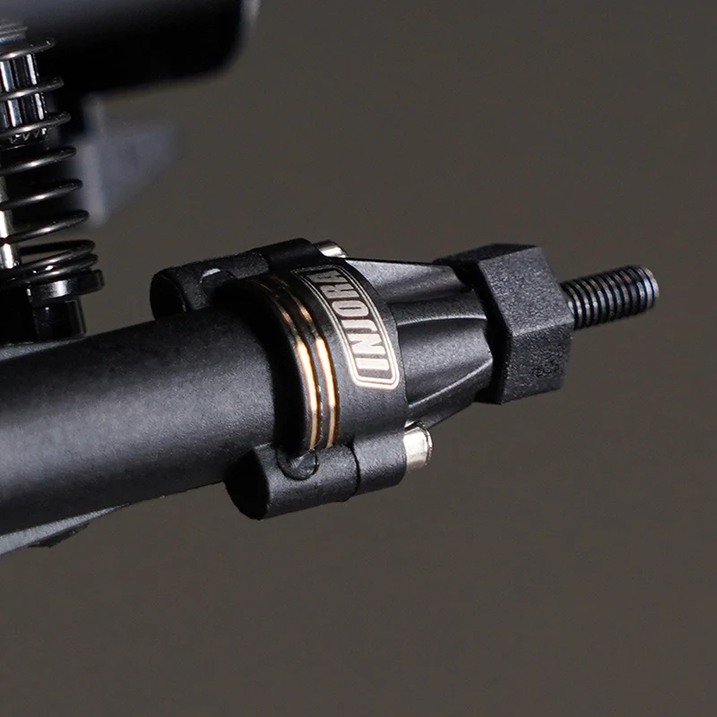 INJORA Black Brass Rear Axle Caps for 1/18 HPI Venture18 - Image 4