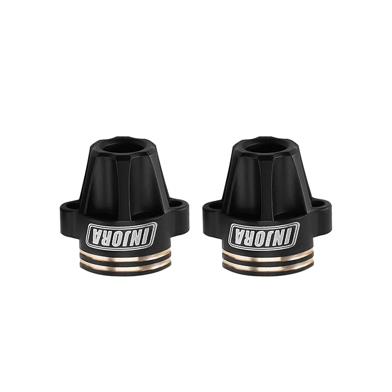INJORA Black Brass Rear Axle Caps for 1/18 HPI Venture18 - Image 7
