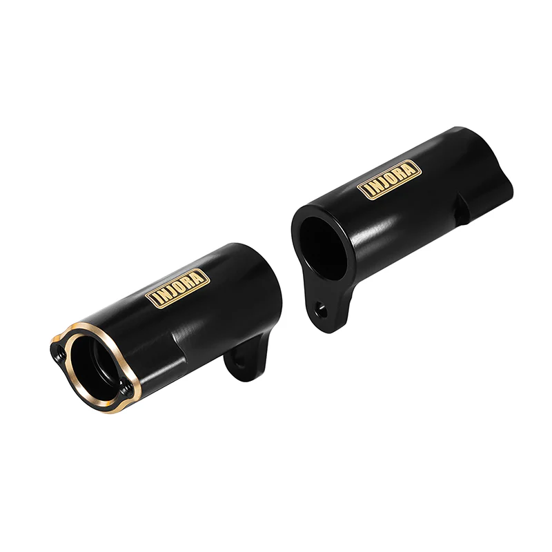 INJORA Black Rear Axle Tubes for 1/24 FMS FCX24M - Image 4