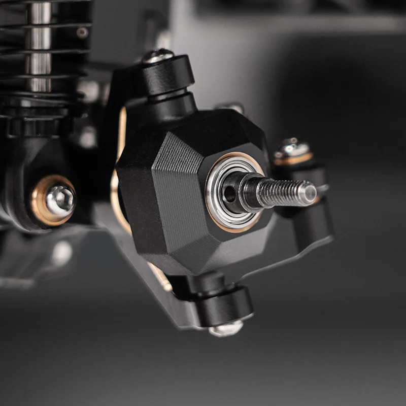 INJORA Black Brass Steering Knuckles for 1/18 HPI Venture18 - Image 3
