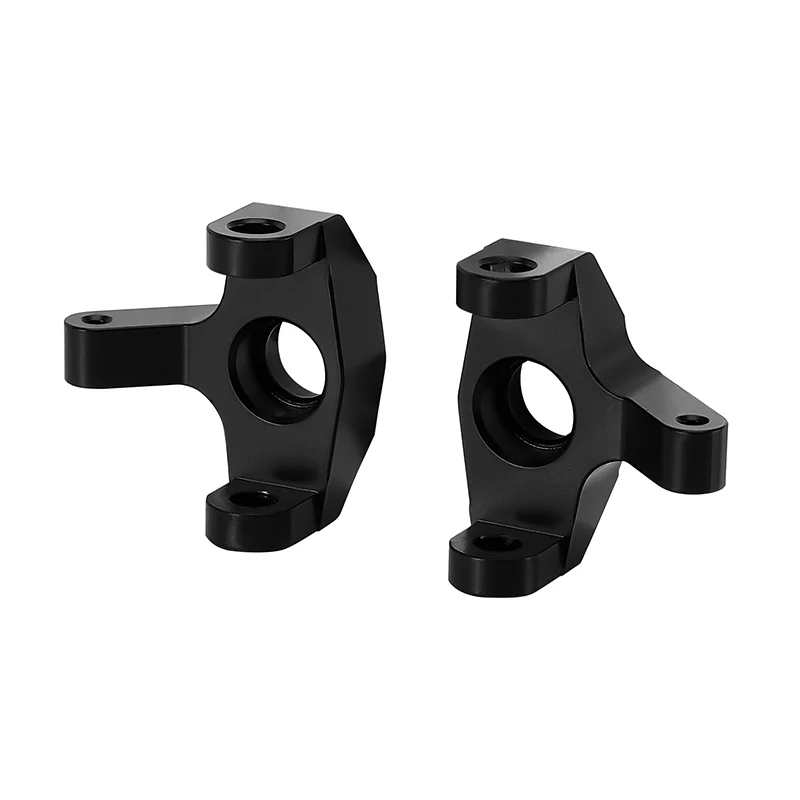 INJORA Black Brass Steering Knuckles for 1/24 FMS FCX24M - Image 4