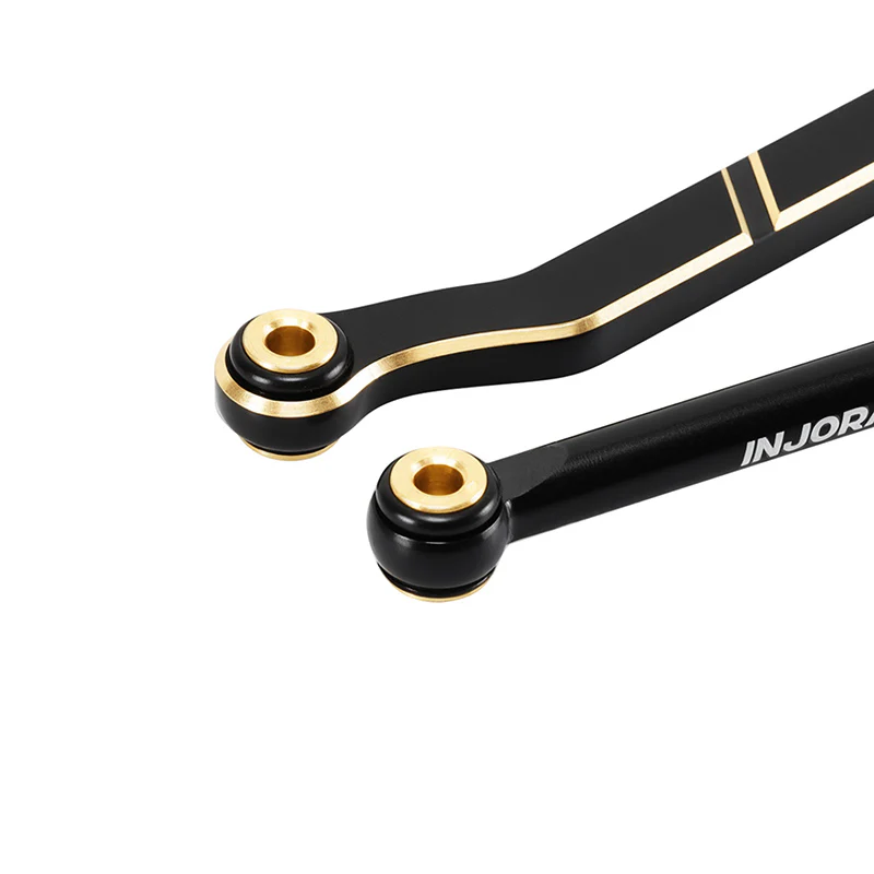 INJORA Black Brass Steering Links for 1/18 Redcat Ascent-18 High Steer Axles - Image 7