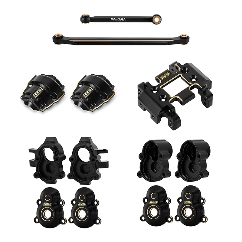 INJORA Black Brass Upgrade Parts for 1/18 Redcat Ascent-18 - Image 2