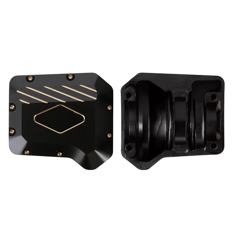 INJORA Black Coating Brass Diff Cover #8280 for TRX-4 - Image 3