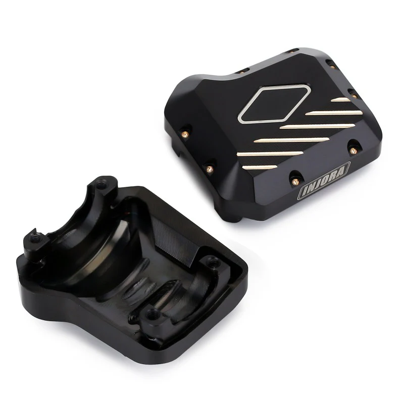 INJORA Black Coating Brass Diff Cover #8280 for TRX-4 - Image 4