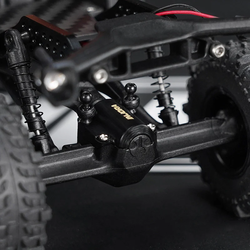 INJORA Black Brass Diff Covers for 1/30 SCX30 Stock Axles - Image 3