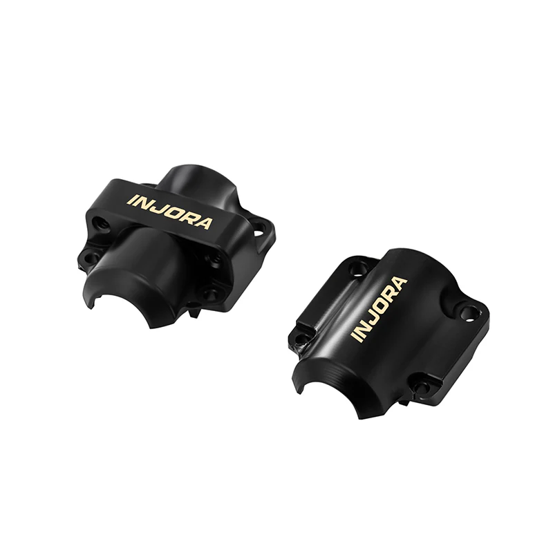 INJORA Black Brass Diff Covers for 1/30 SCX30 Stock Axles - Image 5