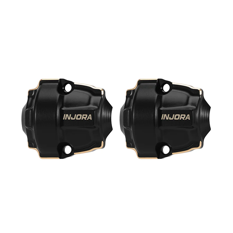 INJORA Black Coating Brass Diff Covers for 1/32 Redcat Ascent-32 (ASC32-07) - Image 4