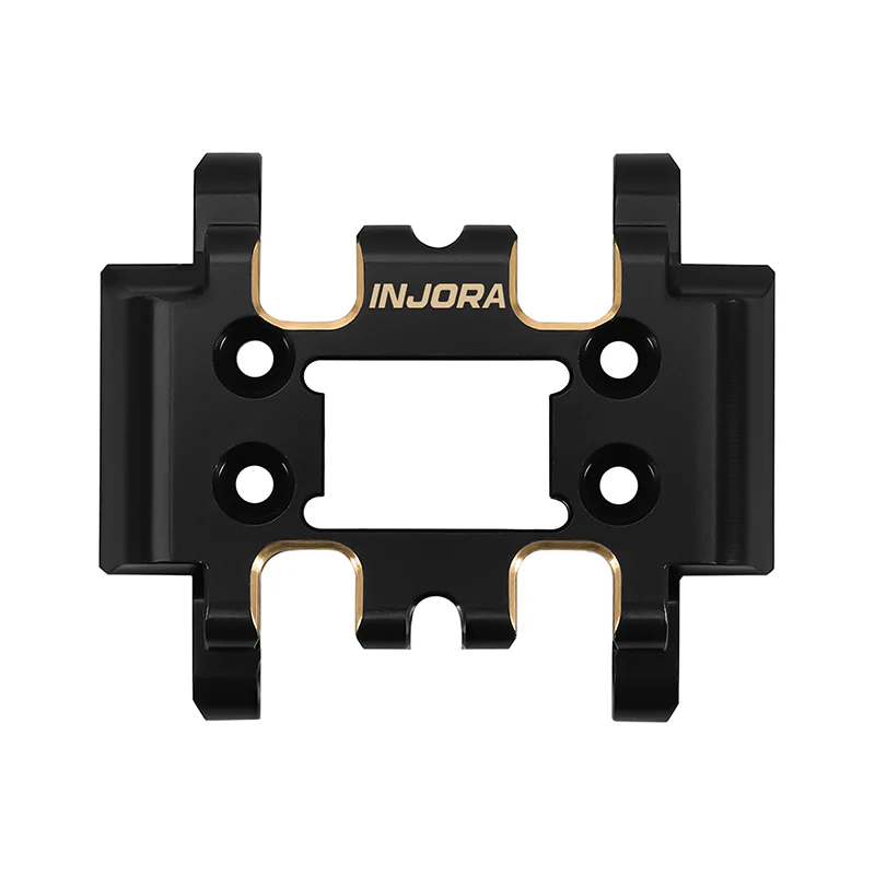 INJORA Black Brass Skid Plate for 1/32 Redcat Ascent-32 (ASC32-03) - Image 6