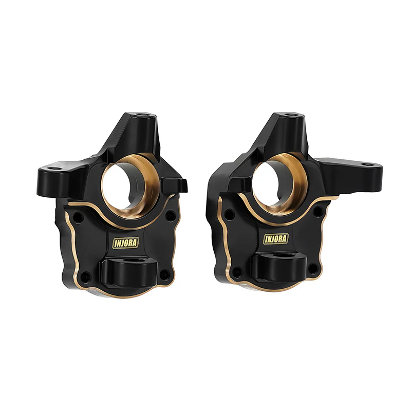 INJORA 58g/pcs Black Brass Steering Knuckles for 1/10 FMS FCX10 K5 LC80 Pro V1 - Image 5