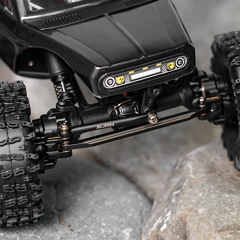 INJORA Black Brass Steering Links for 1/18 Redcat Ascent-18 - Image 5
