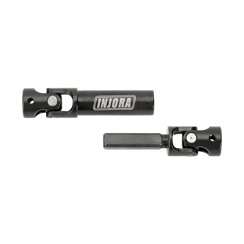 [US Warehouse] INJORA Black Hardened Steel Drive Shafts with D-shaped Holes for 1/24 FMS FCX24 - Image 10