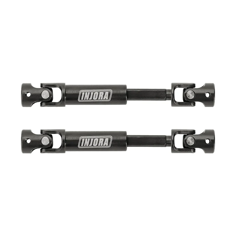 [US Warehouse] INJORA Black Hardened Steel Drive Shafts with D-shaped Holes for 1/24 FMS FCX24 - Image 11