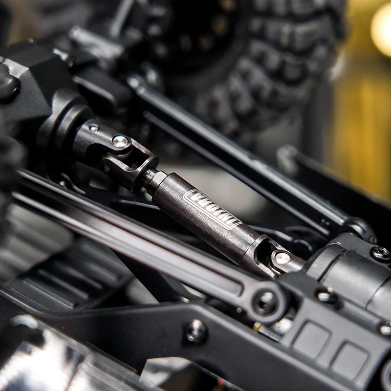 [US Warehouse] INJORA Black Hardened Steel Drive Shafts with D-shaped Holes for 1/24 FMS FCX24 - Image 5