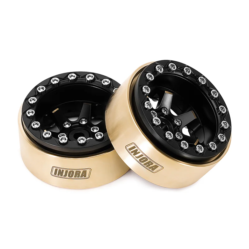 INJORA 1.3" Brass -5.25mm Offset Wheels for Micro Crawlers (W1310) - Image 21