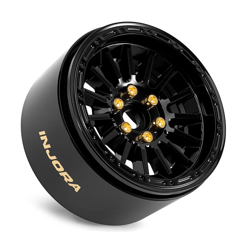 INJORA 2.2" Brass & Aluminum Wheels for 1/10 RC Crawlers (W2259) - Image 13