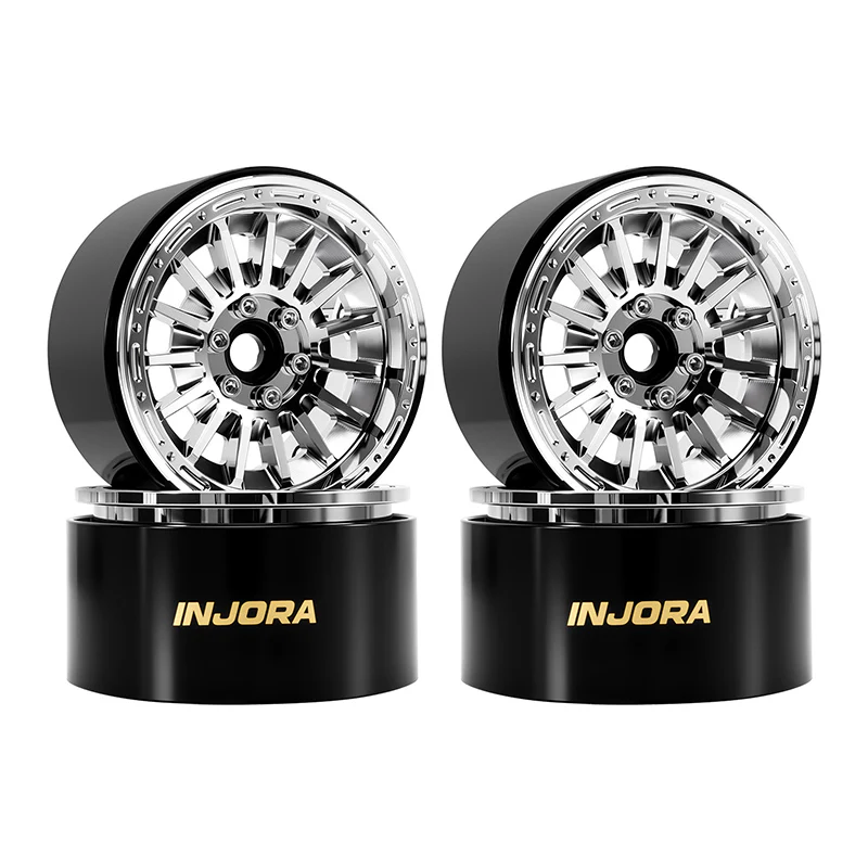 INJORA 2.2" Brass & Aluminum Wheels for 1/10 RC Crawlers (W2259) - Image 16