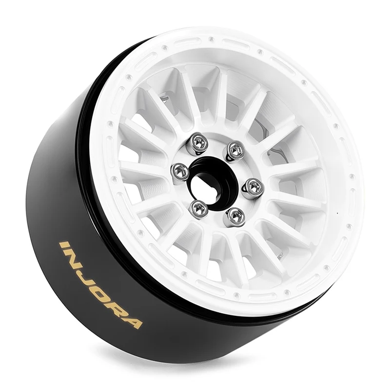 INJORA 2.2" Brass & Aluminum Wheels for 1/10 RC Crawlers (W2259) - Image 6