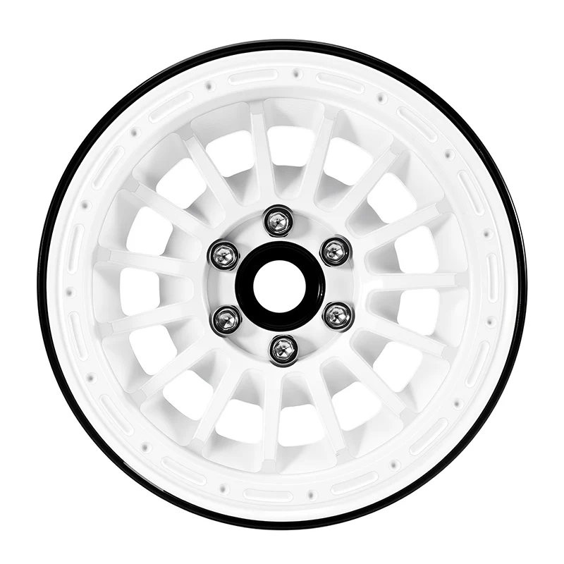 INJORA 2.2" Brass & Aluminum Wheels for 1/10 RC Crawlers (W2259) - Image 7