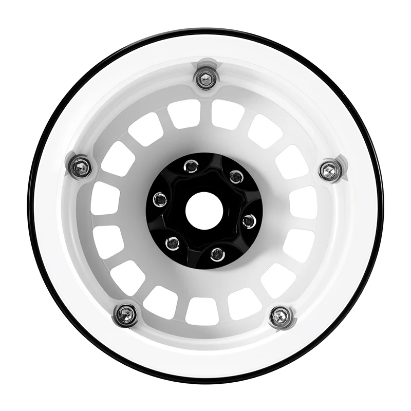 INJORA 2.2" Brass & Aluminum Wheels for 1/10 RC Crawlers (W2259) - Image 8