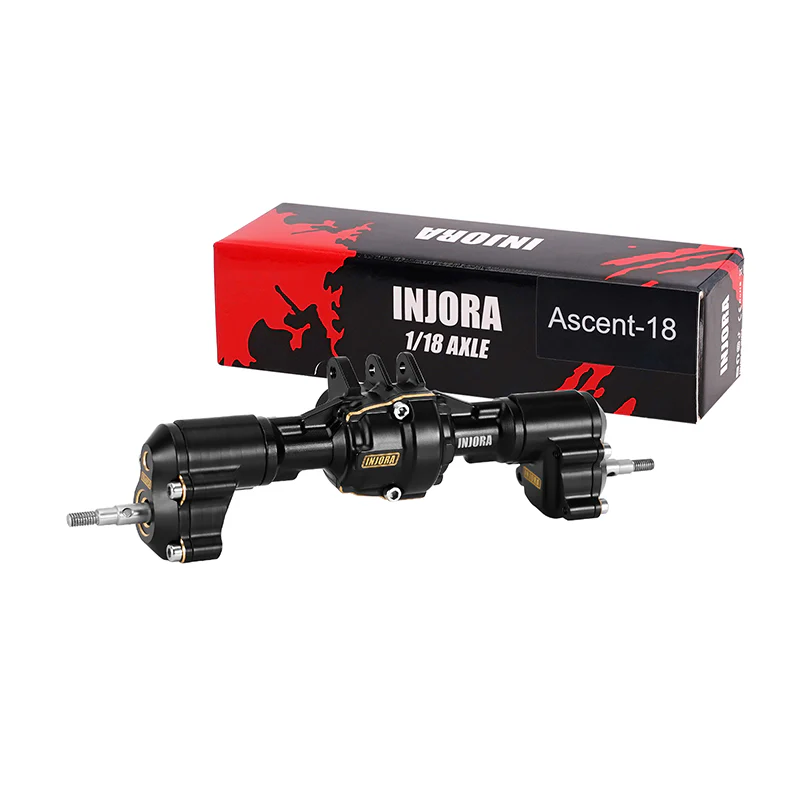 INJORA Brass & Aluminum Portal Axles for 1/18 Redcat Ascent-18 Brushed - Image 16