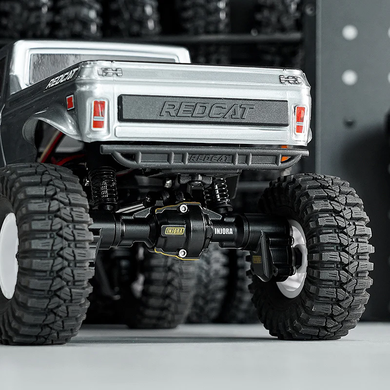 INJORA Brass & Aluminum Portal Axles for 1/18 Redcat Ascent-18 Brushed - Image 5