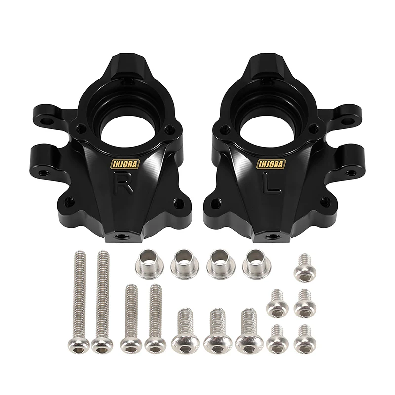 INJORA Brass Front Outer Portal Housings for 1/18 Redcat Ascent-18  Brushed - Image 7