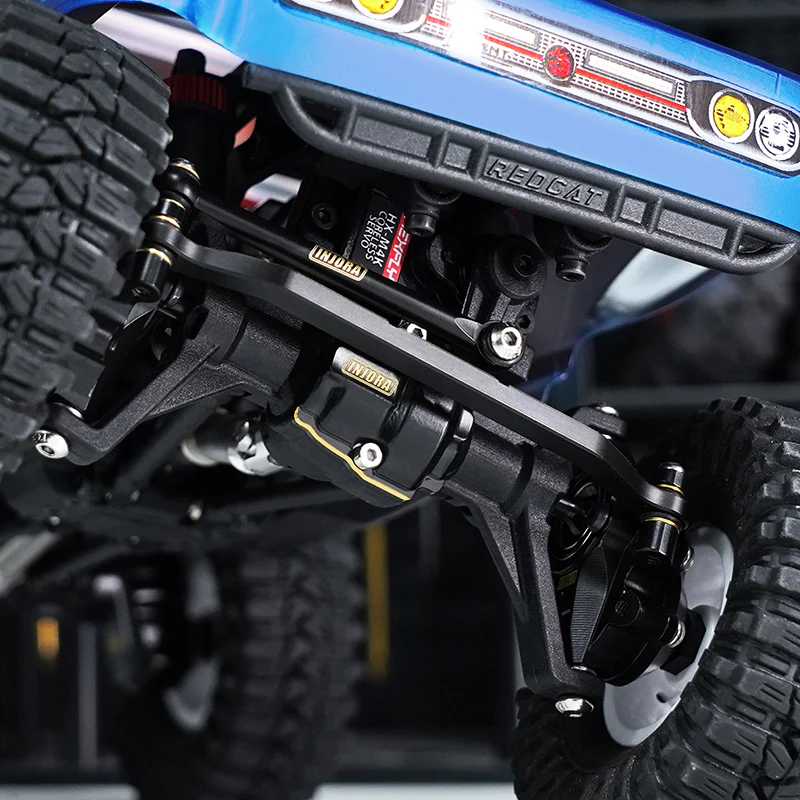 INJORA Brass Front Rear Diff Covers for 1/18 Redcat Ascent-18 (ASC18-07) - Image 3