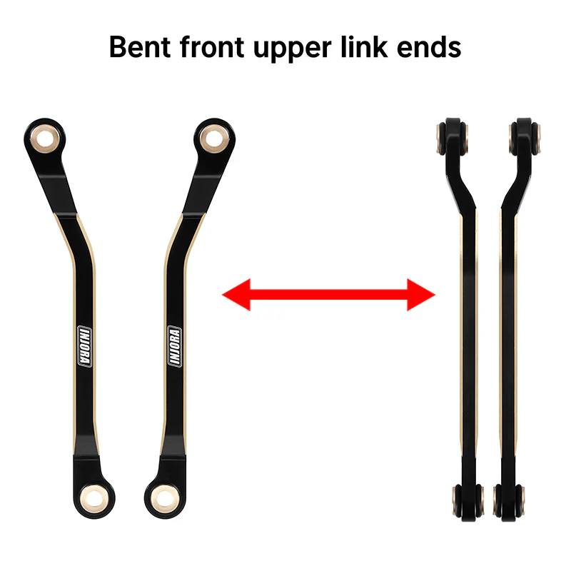 INJORA Brass High Clearance Links for 1/18 TRX4M High Trail K10 F150 (4M-97) - Image 4