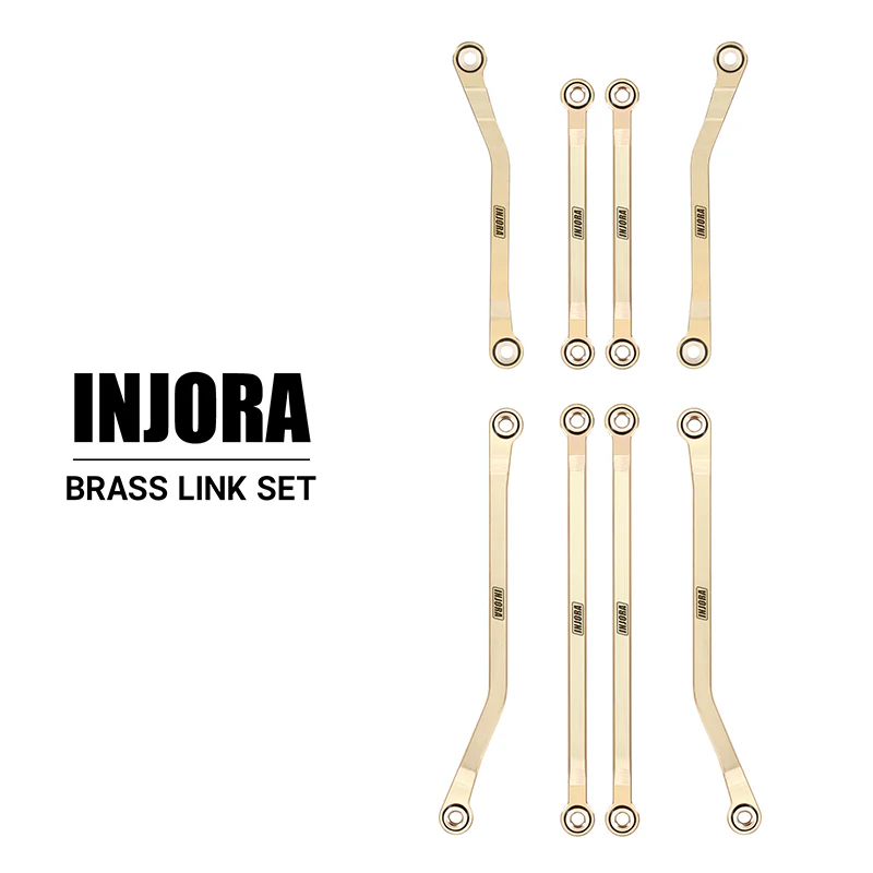 INJORA Brass High Clearance Links for 1/18 TRX4M High Trail K10 F150 (4M-97) - Image 8