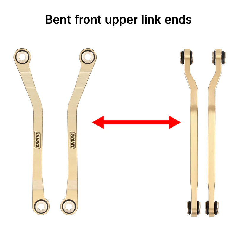 INJORA Brass High Clearance Links for 1/18 TRX4M High Trail K10 F150 (4M-97) - Image 9