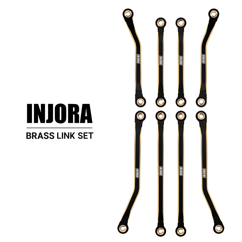 INJORA Brass High Clearance Links Set for 1/18 TRX4M Defender Bronco - Image 3