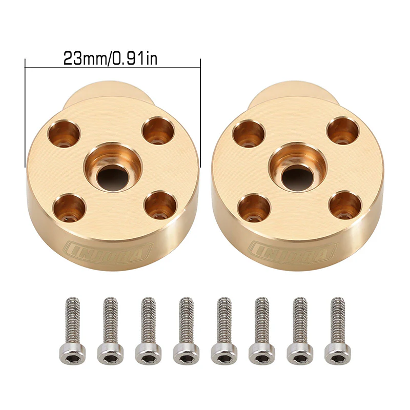 [US Warehouse] INJORA Brass Outer Portal Housing Covers For FCX24 FCX18 Front & Rear Axles (FCX24-01) - Image 10