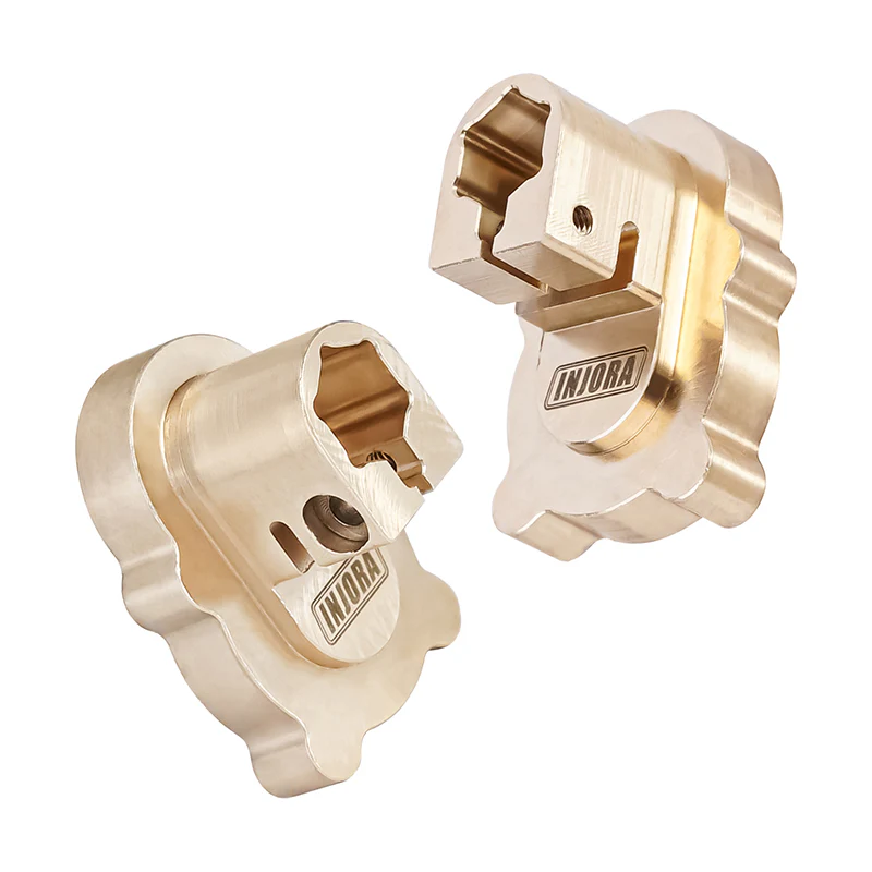 INJORA Brass Rear Portal Inner Housings for FMS FCX24 FCX18 (FCX24-08) - Image 10