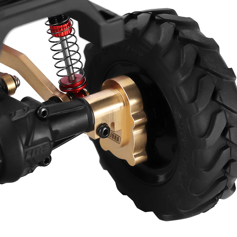INJORA Brass Rear Portal Inner Housings for FMS FCX24 FCX18 (FCX24-08) - Image 5