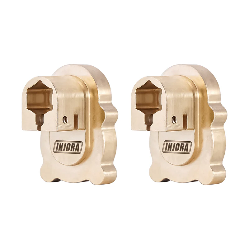 INJORA Brass Rear Portal Inner Housings for FMS FCX24 FCX18 (FCX24-08) - Image 6
