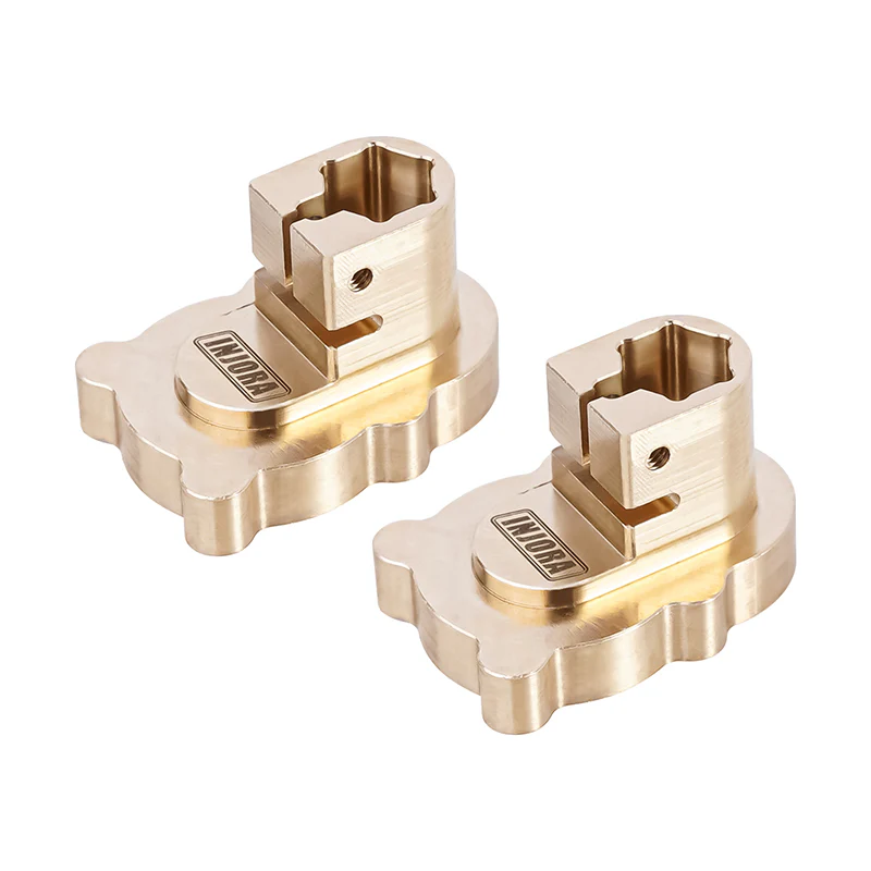 INJORA Brass Rear Portal Inner Housings for FMS FCX24 FCX18 (FCX24-08) - Image 8