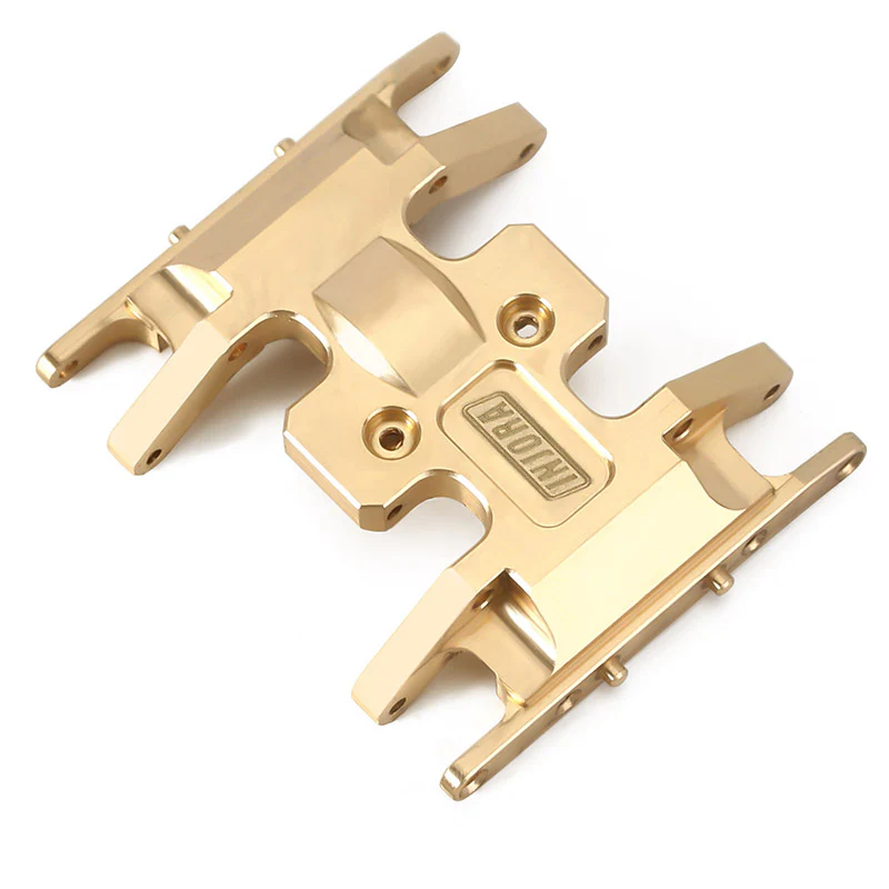 INJORA Brass Skid Plate Gearbox Transmission Mount for Axial SCX24 - Image 3