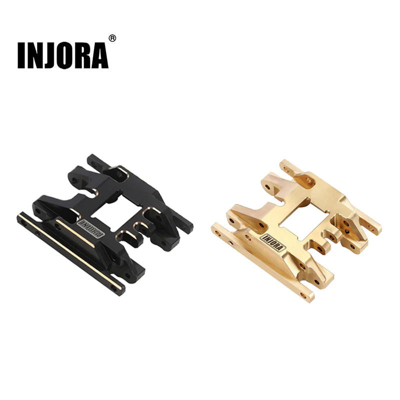INJORA 53g/pcs Brass Skid Plate Transmission Mount for 1/18 TRX4M (4M-67)