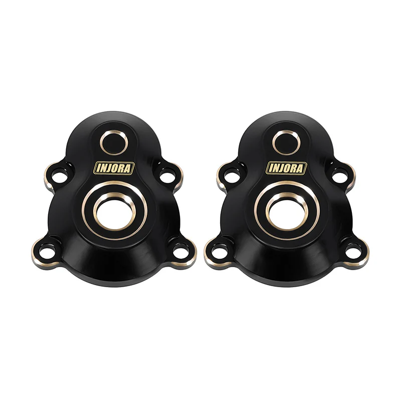 INJORA Brass Front Outer Portal Housings for 1/18 Redcat Ascent-18 Scout II Brushless APEX - Image 3