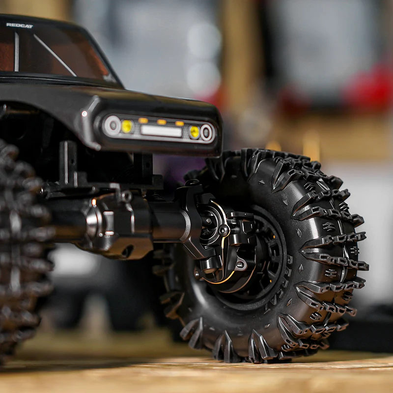 INJORA Brass Front Outer Portal Housings for 1/18 Redcat Ascent-18 Scout II Brushless APEX - Image 4