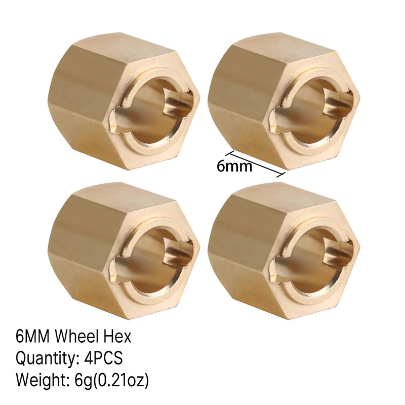INJORA Brass Upgrade Parts for FMS FCX24 FCX18 - Image 6