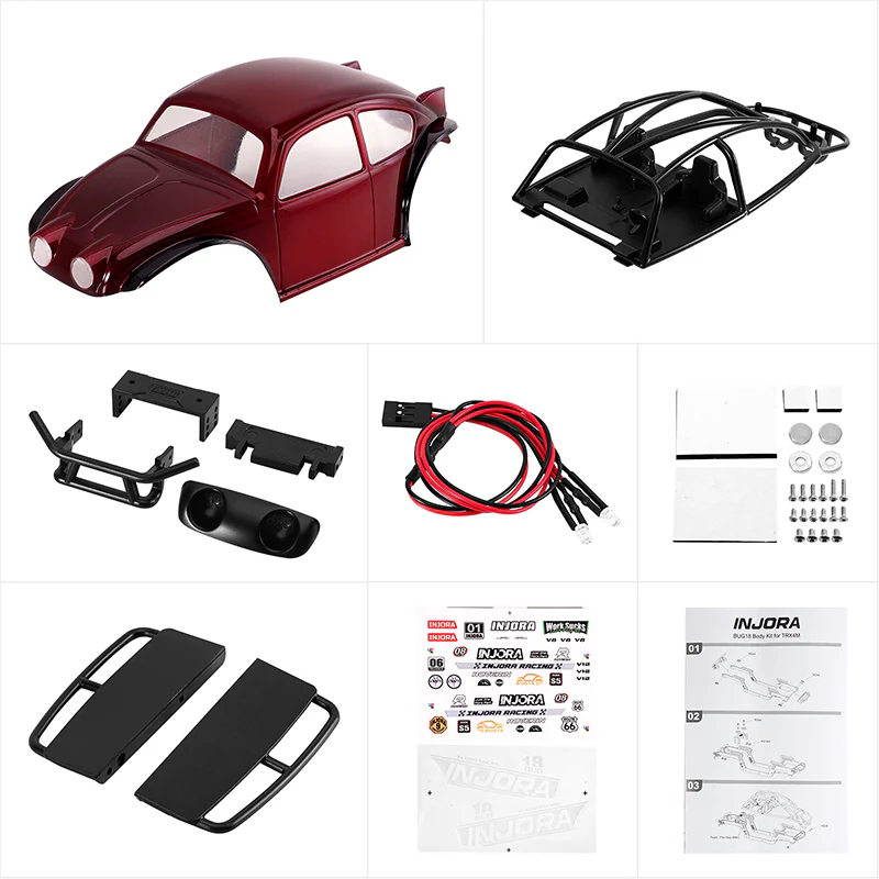 [Germany Clearance Deal] INJORA BUG18 Body with Interior for 1/18 INJORA TRX4M Universal Chassis - Image 2