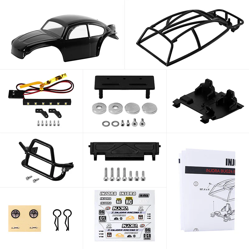 INJORA BUG24 Body with Interior for 1/24 SCX24 - Image 36