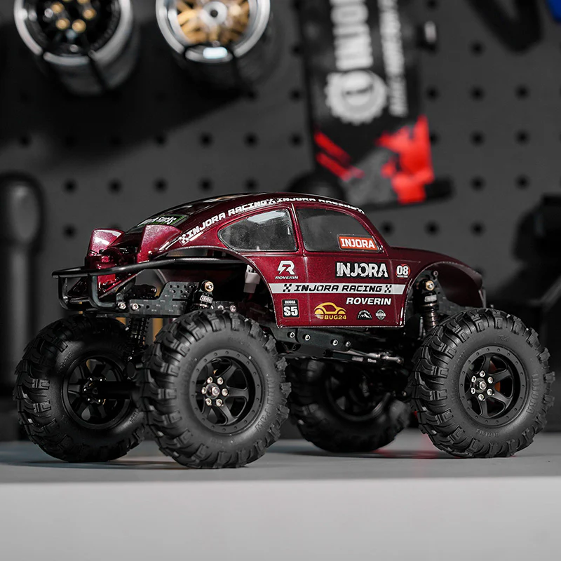 [US Warehouse] INJORA BUG24 Body with Interior for 1/24 SCX24 C10 JLU Bronco Base Camp 4Runner - Image 4