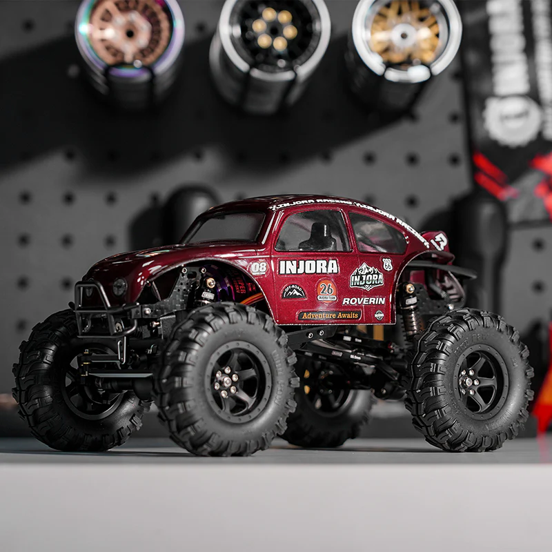 [US Warehouse] INJORA BUG24 Body with Interior for 1/24 SCX24 C10 JLU Bronco Base Camp 4Runner - Image 5