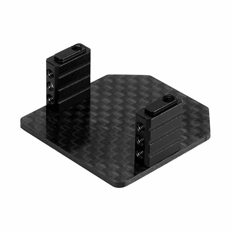 INJORA Carbon Fiber & Aluminum Servo Mount for 1/16 Arrma Mojave Grom 1/12 Losi Nascar - Image 5