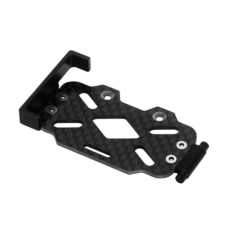 INJORA Carbon Fiber and Aluminum Battery Tray for 1/18 TRX4M - Image 5