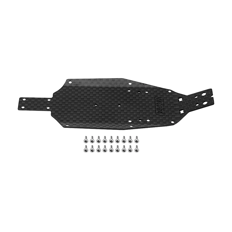 INJORA Carbon Fiber Chassis for 1/28 Losi Micro-T - Image 2